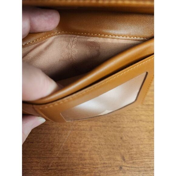 Mcm conganc leather compact wallet  Eight card slots and lots of compartments  E - Picture 6 of 13